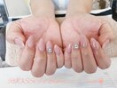 ホログラムハートｘビジュー