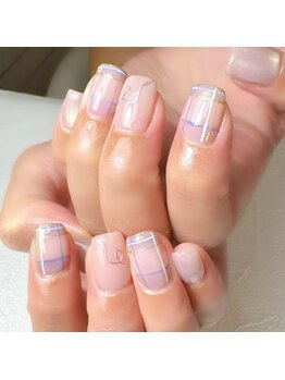 チェックネイル