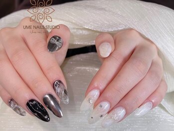 ウメネイルスタジオ(UME NAIL STUDIO)/長さだしやり放題×つけ放題