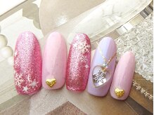 ネイルサロン ティディ(TIDY)/雪の結晶/ハートのネックレス