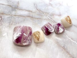 フットミディアムネイル#289