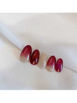 グログラン(Gros-Grain)/11月ネイル