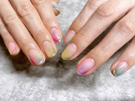 塗りかけネイル