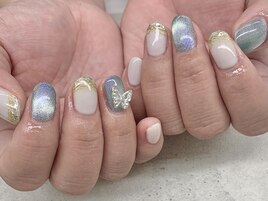 （平田）涼しげマグネットネイル