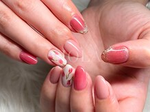 ヴィオラ(VIOLA)/チューリップ/春ネイル