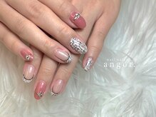 アンガット(angot.)/ツイードフレンチネイル