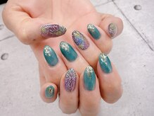 ネイル ビューティーマジック 葛西本店/花火デザインネイル