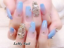レヒネイル(LeHy nail)/カラグラ×埋め尽くしネイル