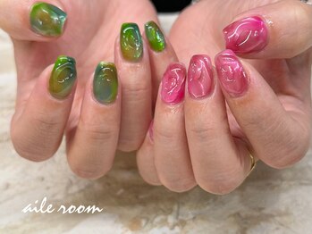 エールルーム 中目黒(aileroom)/グリーン × ピンク