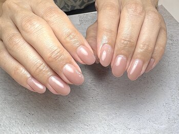 バーガンディ 鶴田(BURGUNDY)/ワンカラーネイル