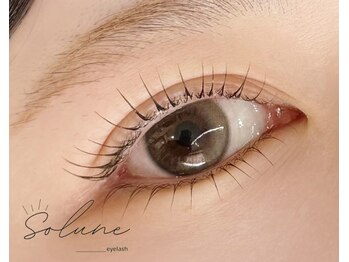 ソルンアイラッシュ(solune eyelash)の写真/《すっぴんにも自信を》大人可愛いまつ毛パーマ◎20代～40代の方にオススメ◎オーダーメイドの似合わせ☆