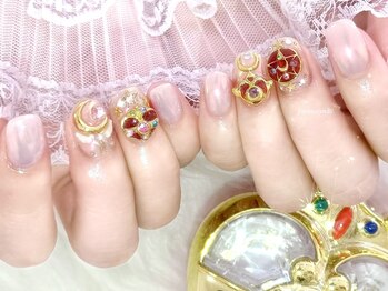 ファラウェイネイル(Faraway nail)の写真/【すぐ浮く/引っかかる方へ★】\モチ重視×ゆめかわネイル♪/持ち込み画像OK◎デザイン力に定評あり♪