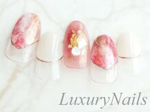 ラグジュアリーネイルズ タカダノババ(Luxury Nails Takadanobaba)/ニュアンス*大理石