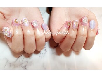 シュポルテ(chou porte)/フラワーネイル