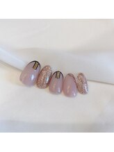 グログラン(Gros-Grain)/11月ネイル