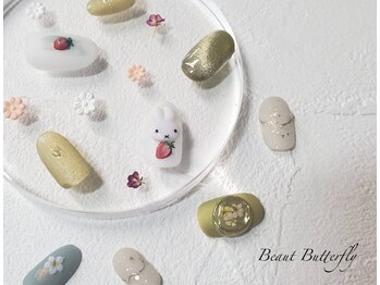 ネイルサロンスクール ビュートバタフライ 町田店(BEAUT BUTTERFLY)/ミッフィーネイル