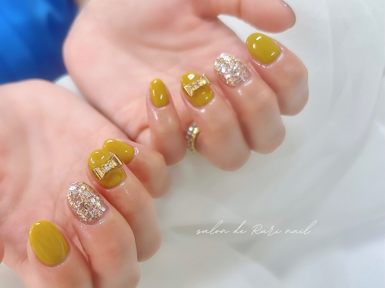 2026年冬トレンド】マスタードイエローのネイルデザイン集｜人気順