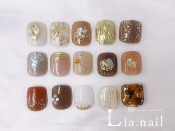 リアネイル(Lia.nail)/50種類から選べる定額デザイン