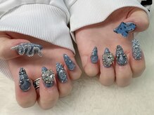ティアラネイル(TIARA NAIL)/ジェルアートつけ放題¥9000