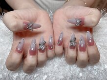 レアネイル 新宿(le'a nail)/マグネットグラデーション