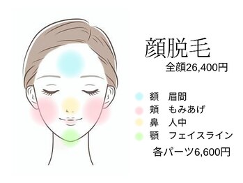 ピュアノア 三木店/顔脱毛 &nbsp;三木|小野|西脇|加東