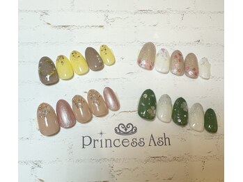 プリンセスアッシュ 阪急三番街店(Princess Ash)/3月NEWネイル☆毎月更新中
