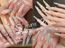 リリーブ(RELIEVE)の雰囲気（【チップ×持ち込み可】★ワンカラー/マグネットカラー/ラメグラ）