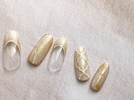 タイル風nail