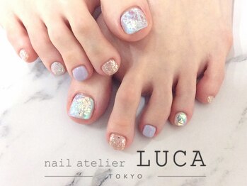 ネイルアトリエルカ(nail atelier LUCA)/I-30 うるうる氷ネイル
