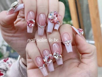 ネイルサロン トゥービー 御徒町上野(To Be)/チップ付け放題コース16980円