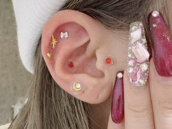 ベル 仙台店(Belle)の写真/《パーツが選べる！耳ツボジュエリー10粒まで￥3300★》お財布に優しいお手頃価格のメニューも多数あり★