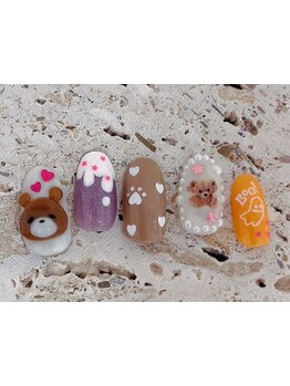 手描きアートが得意なサロン