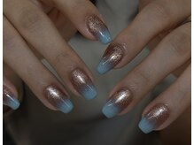 ハイネイル 池袋(Hi nail)/マグネット×カラーグラデ