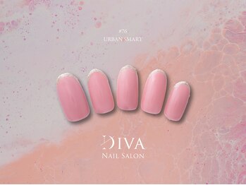 ディーバ 立川店(Diva)/One color plus(極細フレンチ)