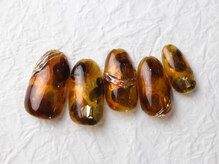 ユースタイル 新宿店(U-style)/奥行きべっ甲ネイル