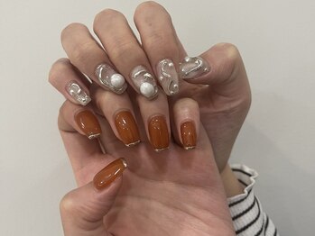 コム 草加マルイ店(com by neolive)/ちぐはぐネイル＊8930円