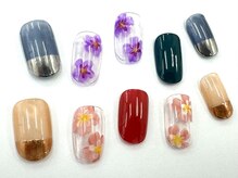 ネイルサロン クイール 小山店(NAIL SALON QUILL)/フラワーアート