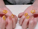 ひまわりネイル