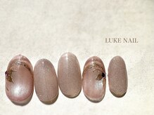 ルークネイル 恵比寿店(LUKE NAIL)/【シンプル】マグネットフラワー
