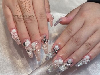 ウメネイルスタジオ(UME NAIL STUDIO)/長さだしやり放題×つけ放題