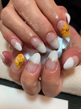 J nail◇ひまわり