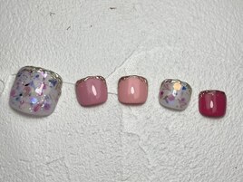 【初回オフ無料】フラワーネイル