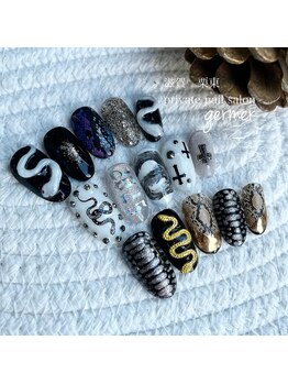 ジェルメ(germer)/巳年ネイルサンプル！