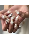 バレンタインネイル