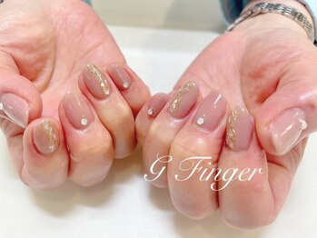 ジーフィンガー 大井町店(G Finger)/スキンカラーニュアンスネイル♪