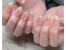 【大人気デザイン】血色感でさらに美爪に／チークネイル　¥13000→¥8900