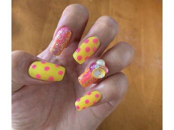 ネイルアンドボディケアサロン ミリミリ(milimili)/持ち込みフルアート¥11000~