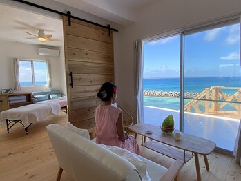 アロハ堂 池間島店/施術後は宮古島の月桃茶を