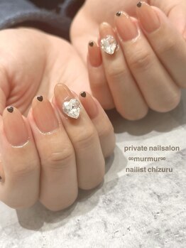 プライベート ネイルサロン マーマ(murmur)/ハートネイル
