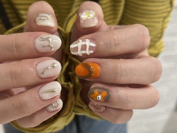 コム 草加マルイ店(com by neolive)/ちぐはぐネイル＊9500円